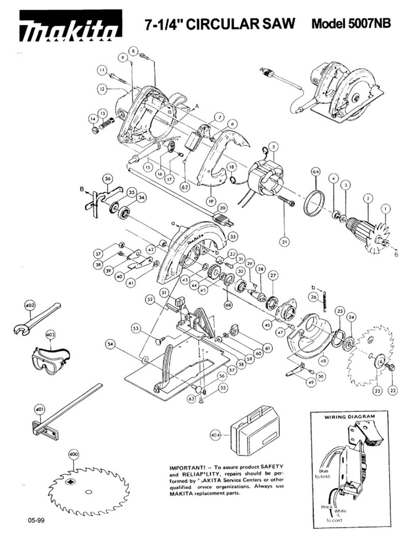 Makita 5007NB Quick start guide