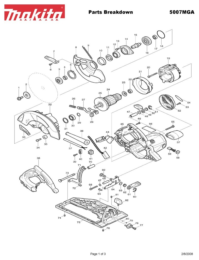 Makita 5007MGA Quick start guide
