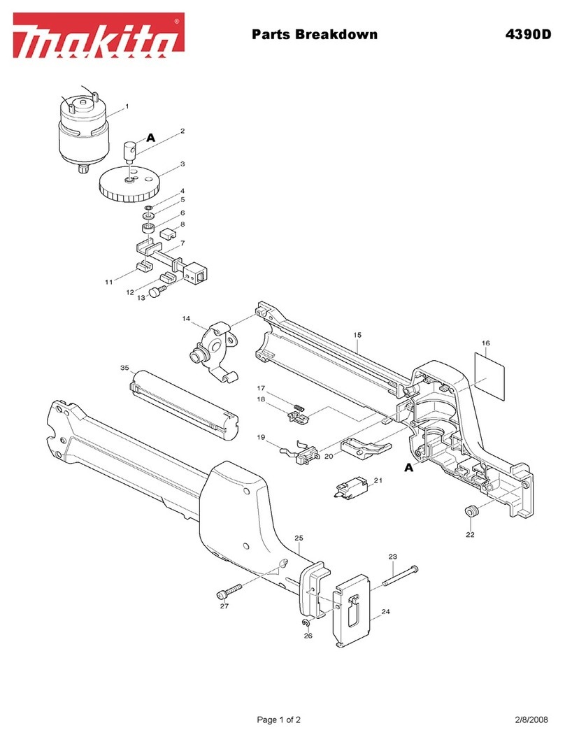 Makita 4390D Quick start guide