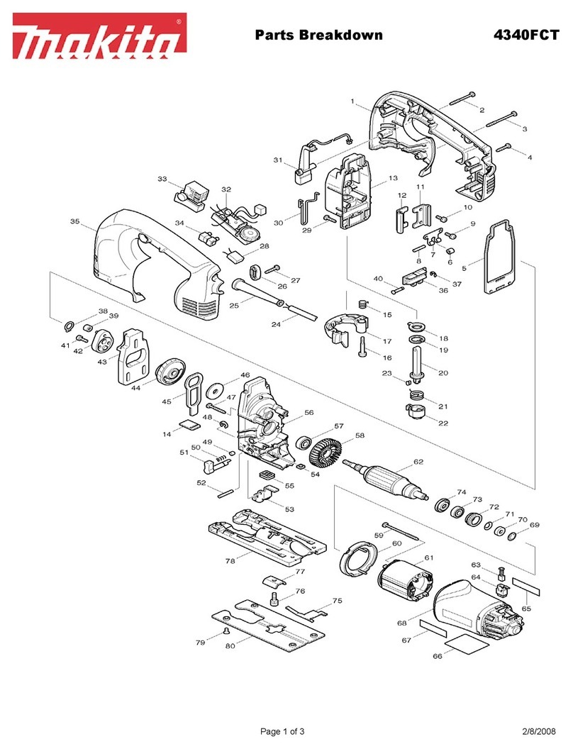 Makita 4340FCT Quick start guide