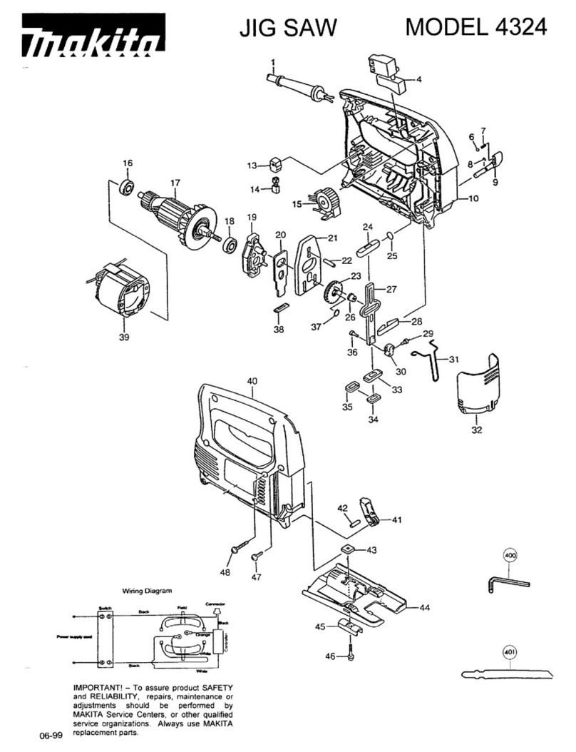 Makita 4324 parts manual