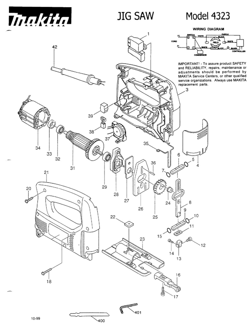 Makita 4323 User manual