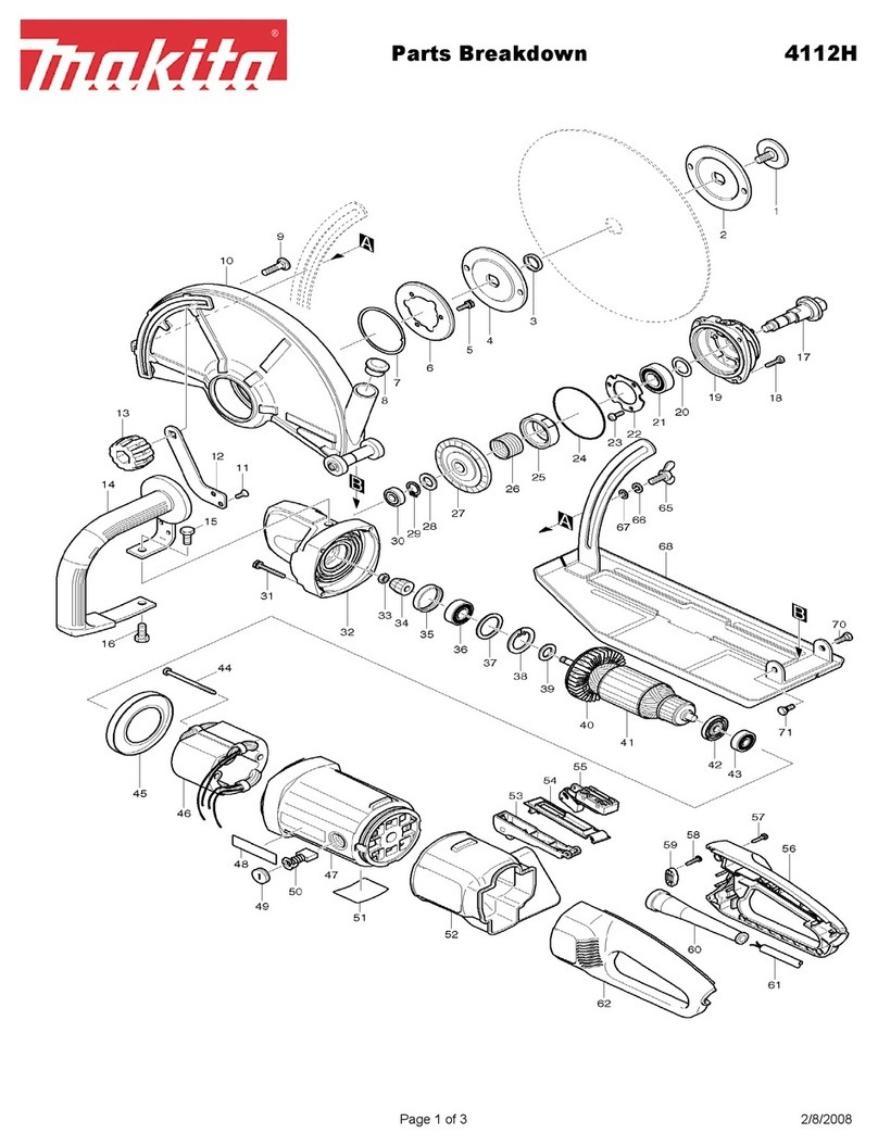 Makita 4112H Parts Breakdown