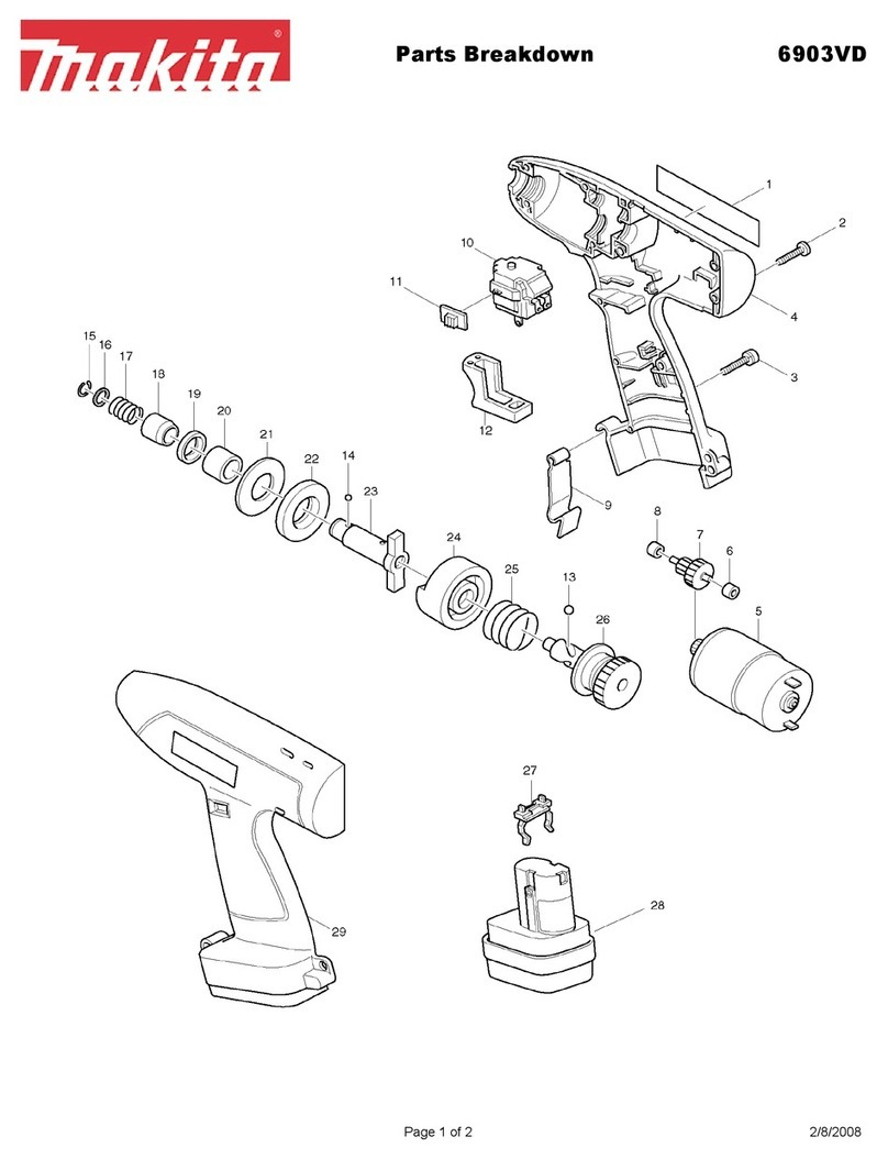Makita 6903VD Quick start guide