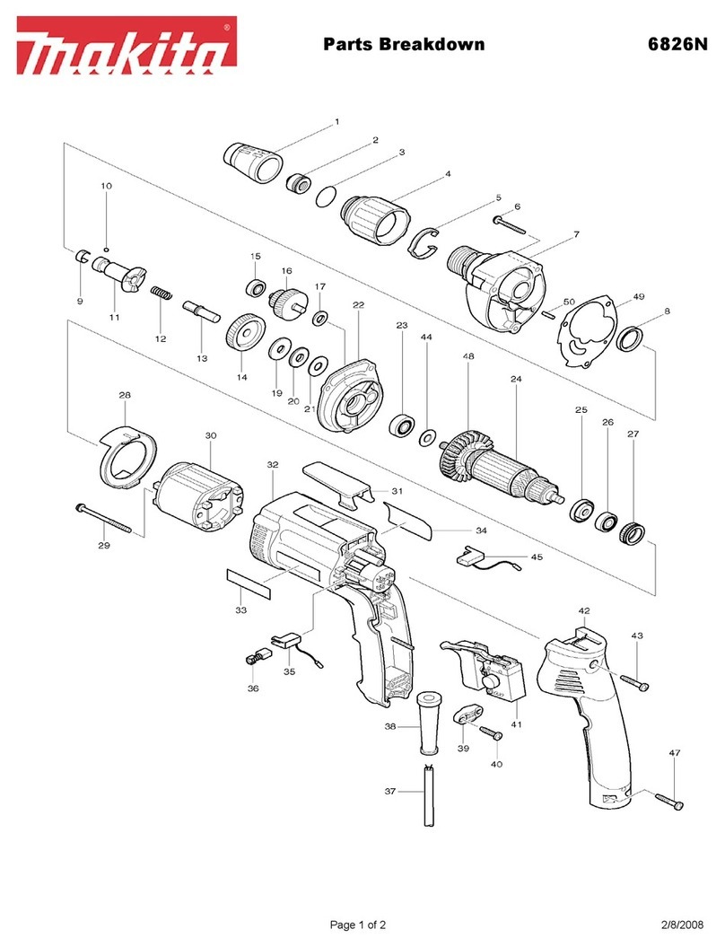 Makita 6826N Parts Breakdown