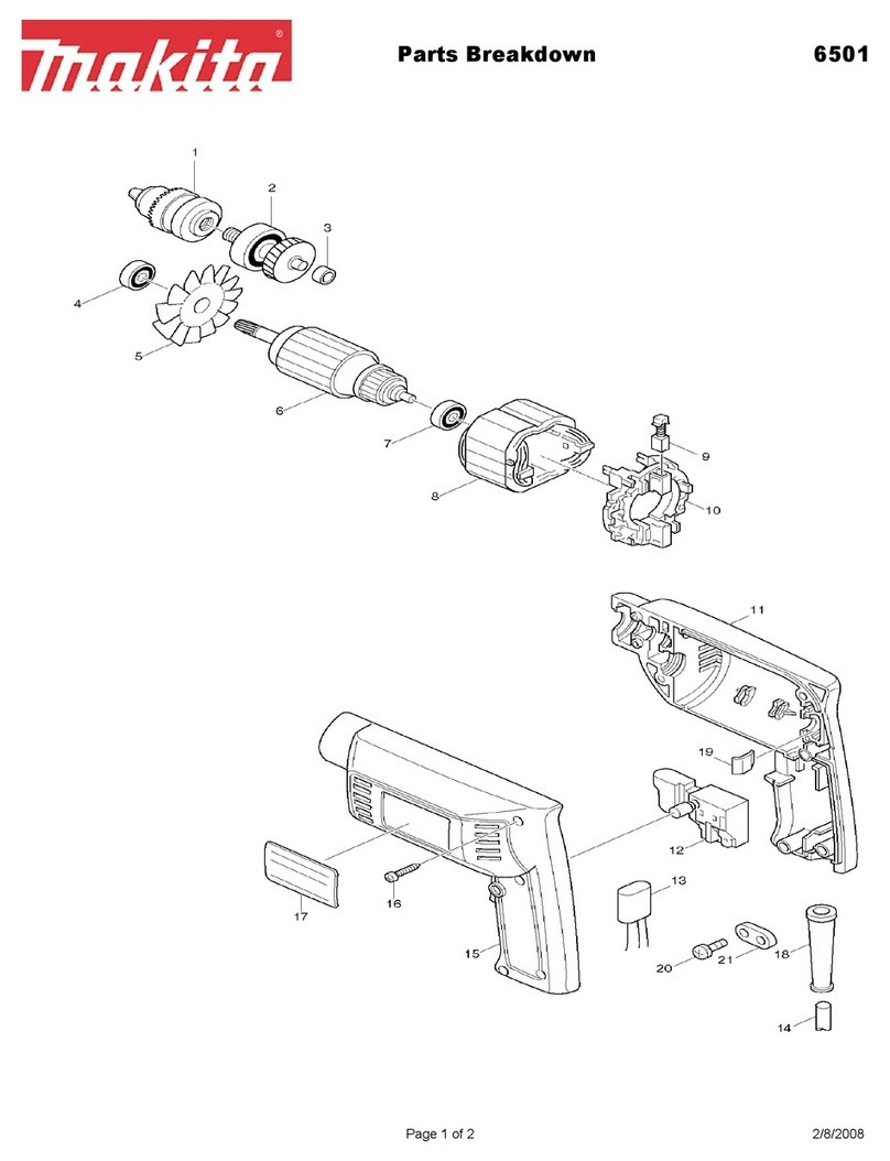 Makita 6501 Quick start guide