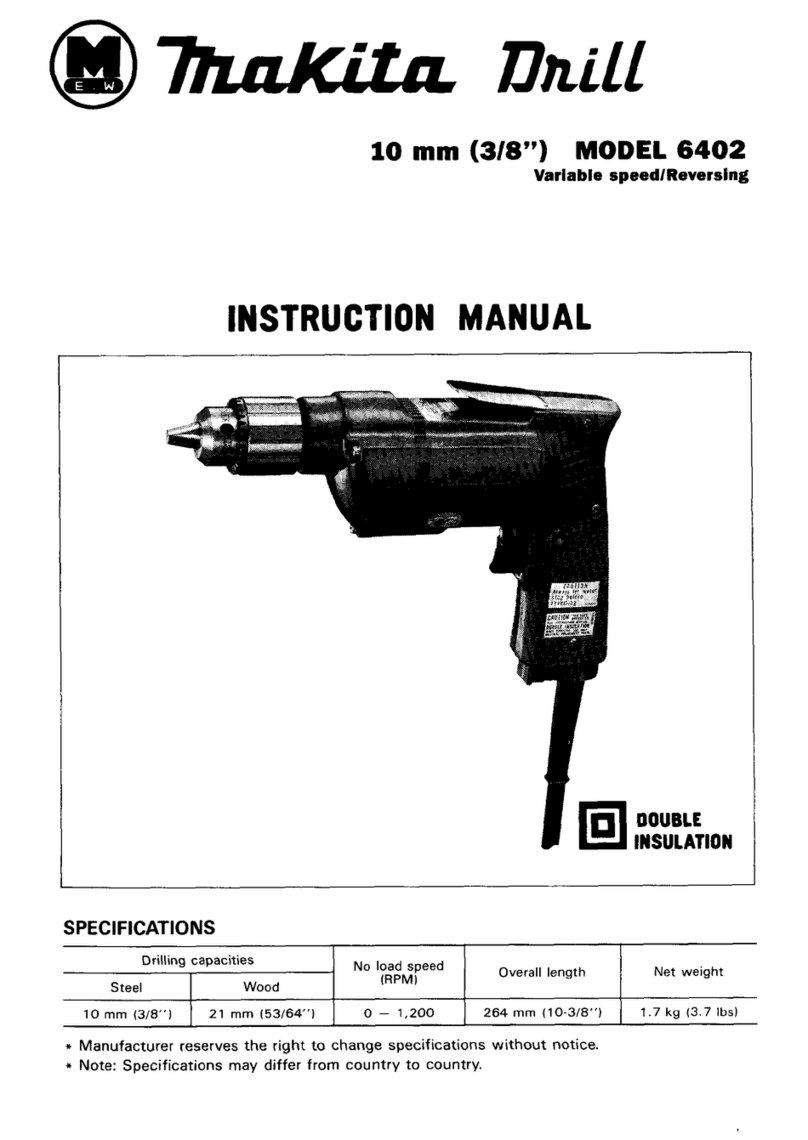 Makita 6402 User manual Makita 6402 User manual