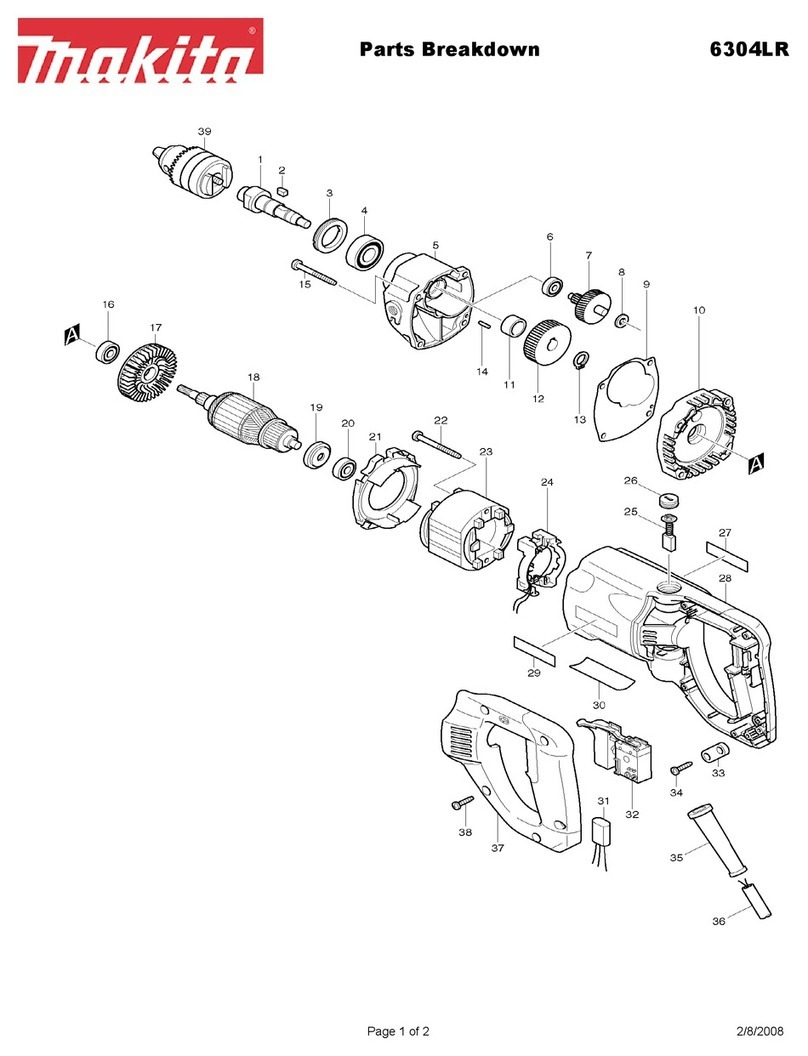 Makita 6304LR Quick start guide