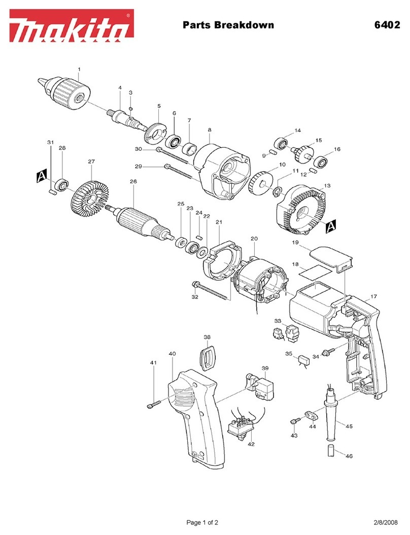 Makita 6402 Quick start guide