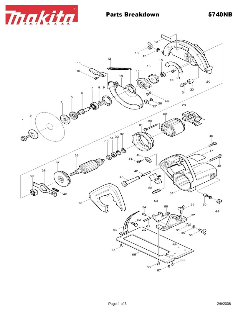 Makita 5740NB Quick start guide