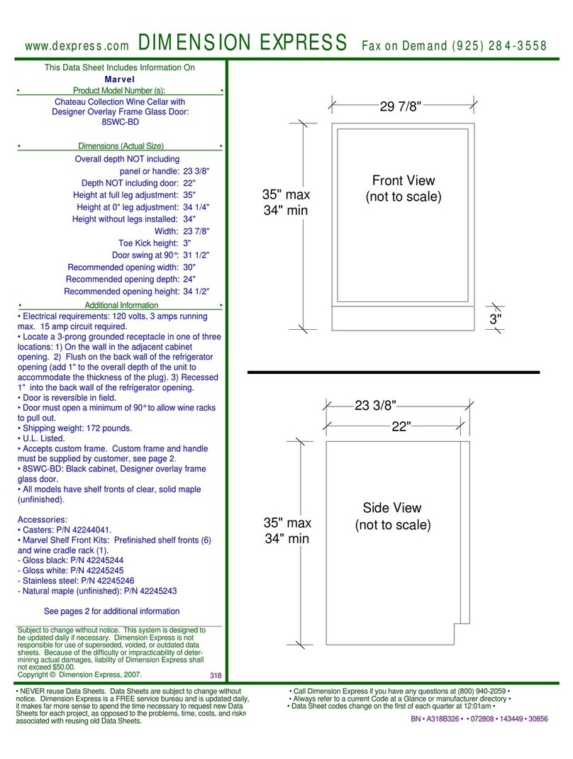 Marvel 8SWC-BD User manual