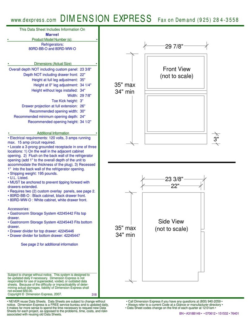 Marvel 80RD-BB-O User manual