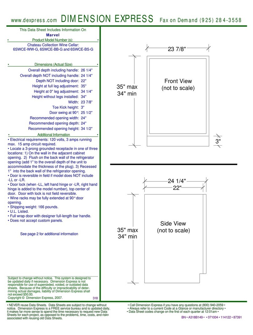 Marvel 6SWCE-BB-G datasheet