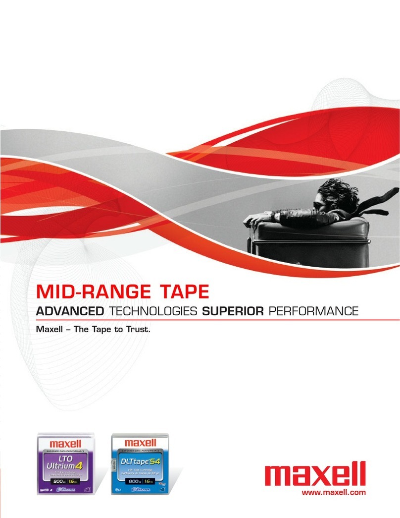 Maxell DLTtape S4 Manual