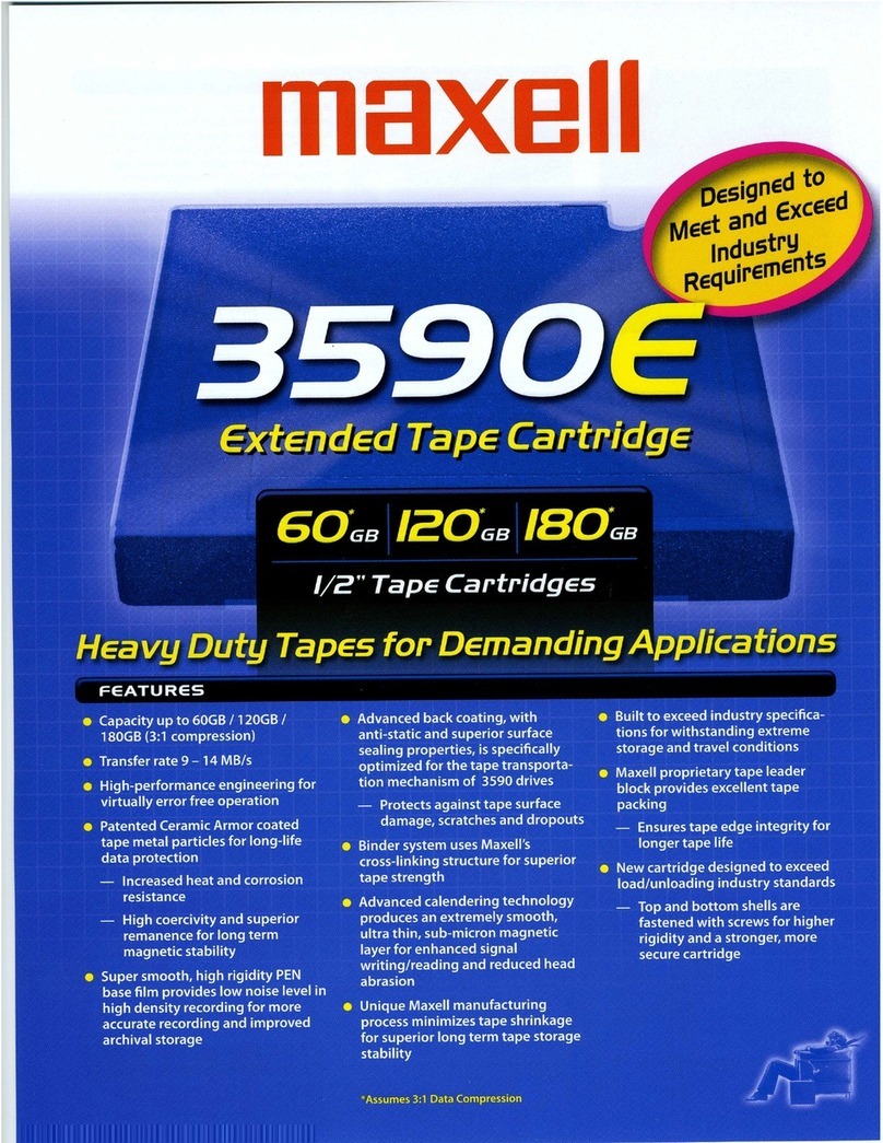 Maxell 3590E 60GB User manual