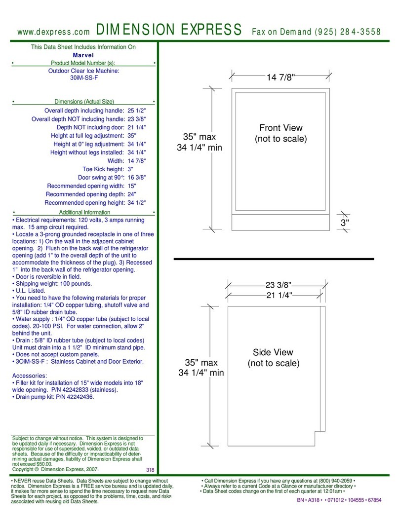 Marvel 30iM-SS-F User guide