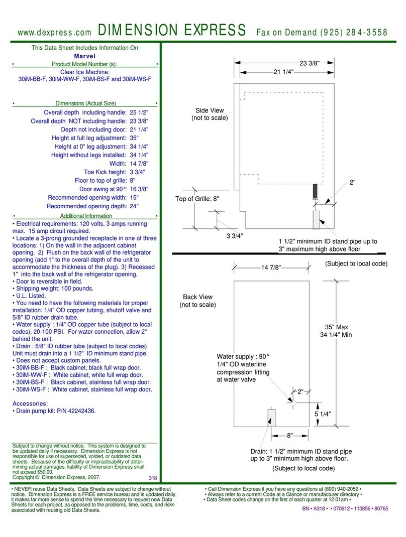 Marvel 30iM-BB-F Dimensions