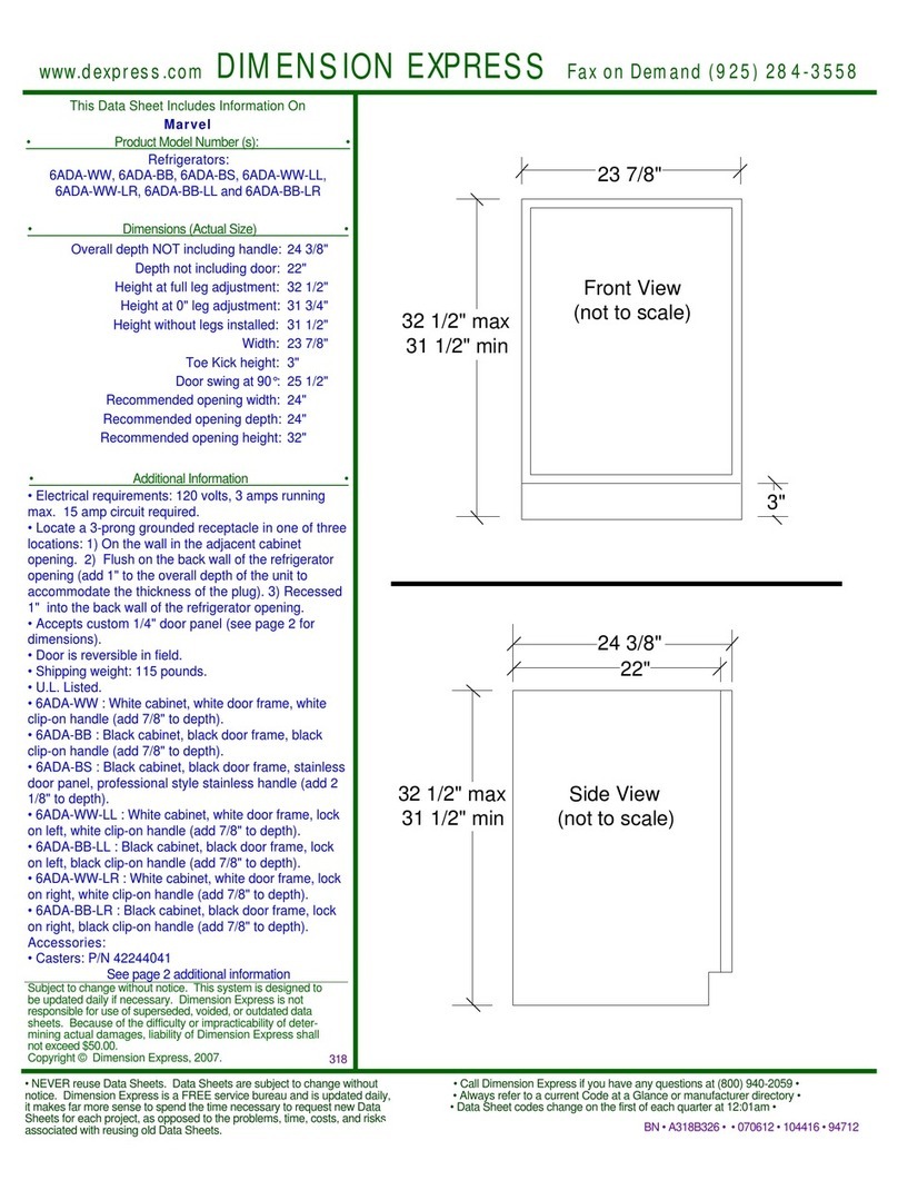 Marvel 6ADA-BB User manual