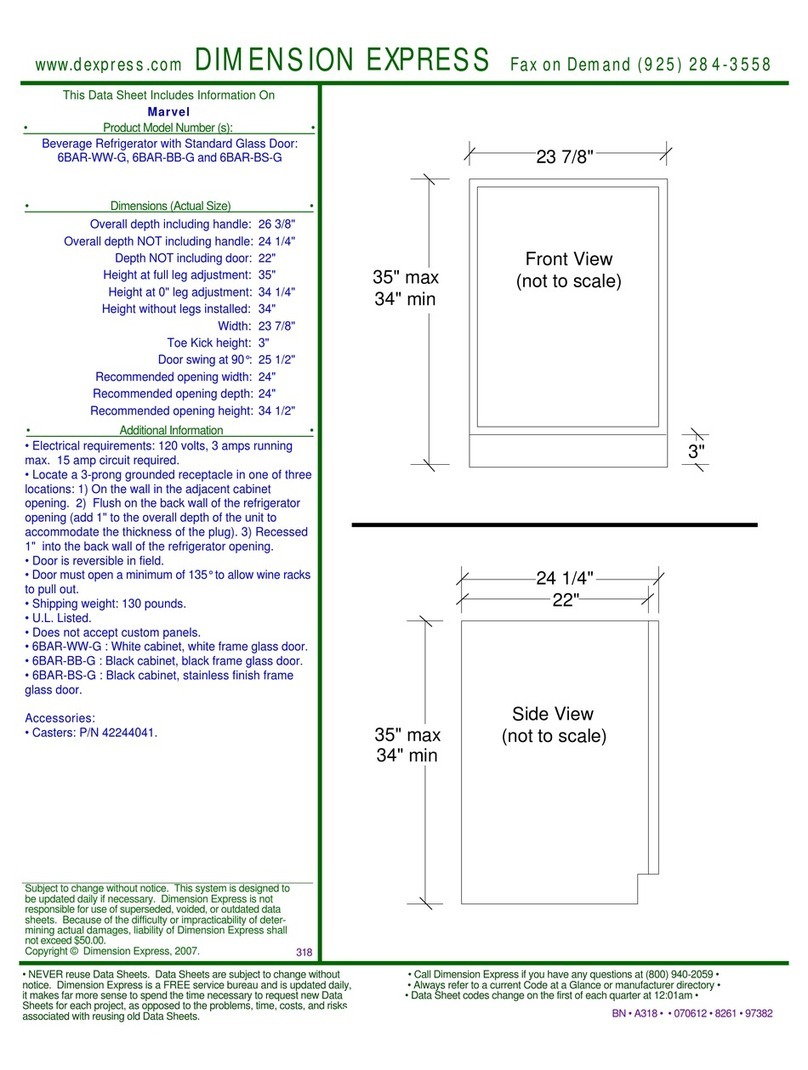 Marvel 6BAR-BB-G User manual