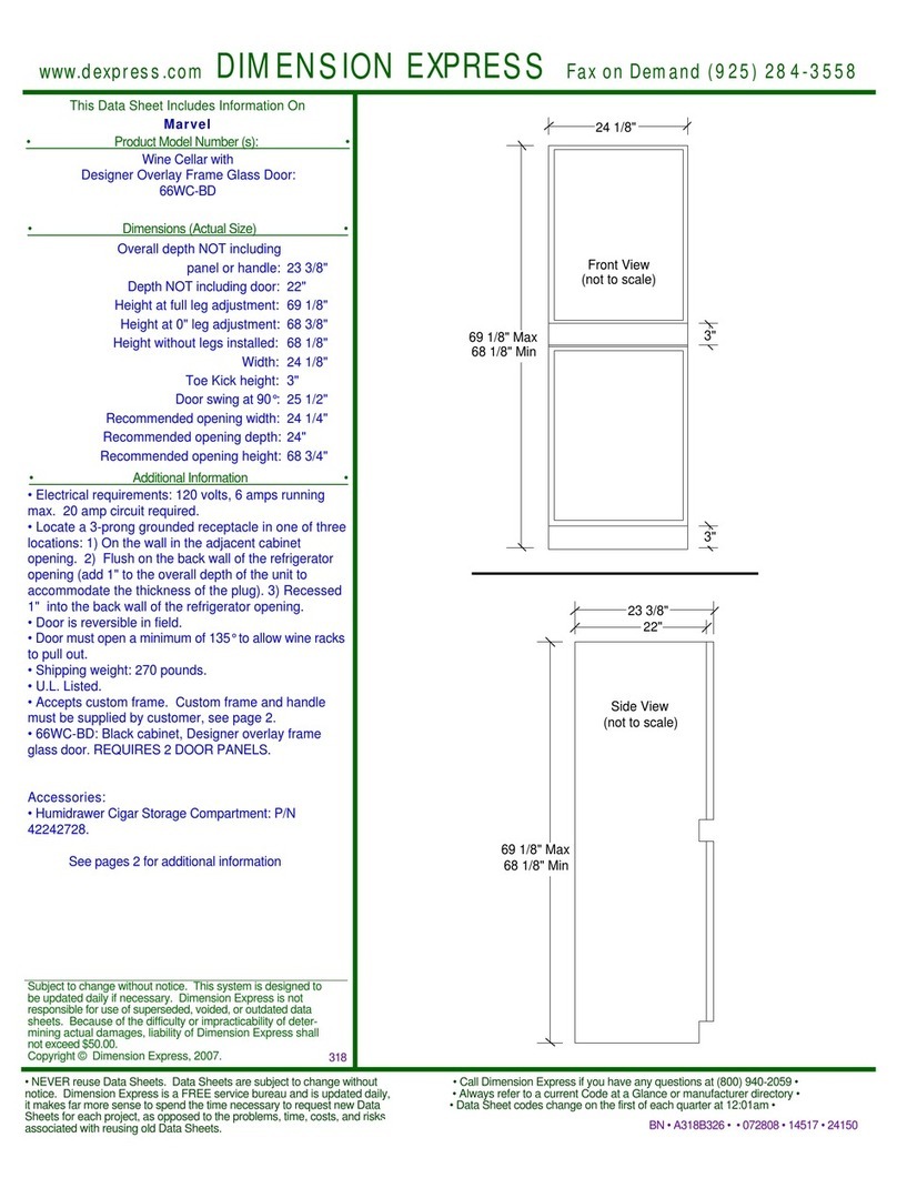 Marvel 66WC-BD User manual