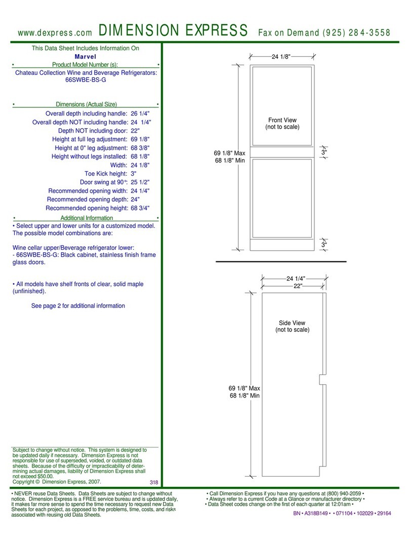 Marvel 66SWBE-BS-G datasheet