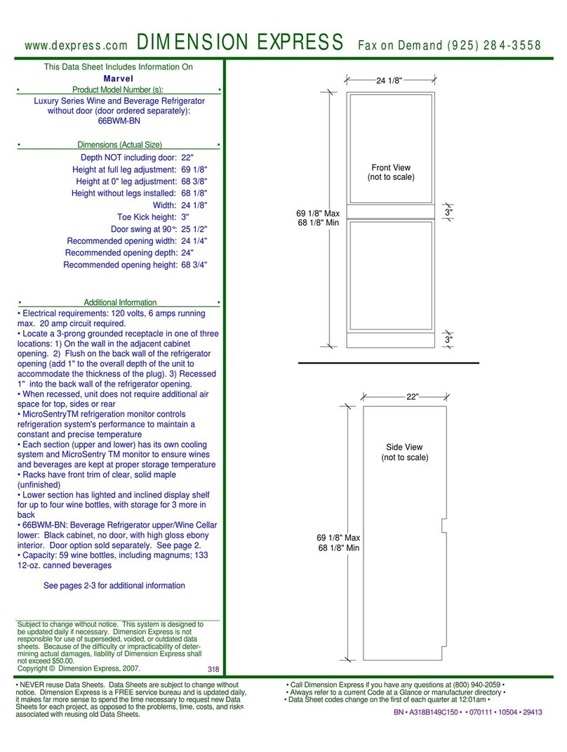 Marvel 66BWM-BN datasheet