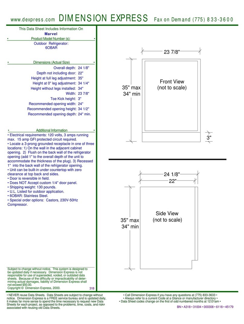 Marvel 6OBAR-SS-F datasheet