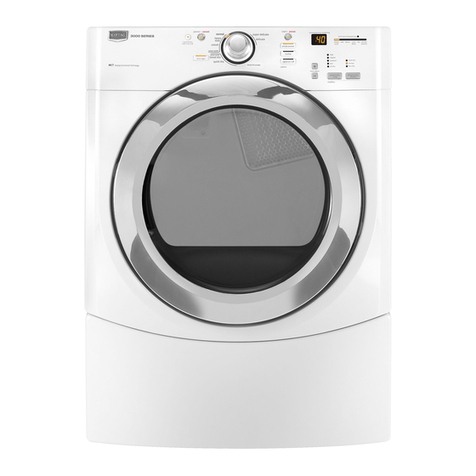Maytag Performance MGDE300 User manual Maytag Performance MGDE300 User manual
