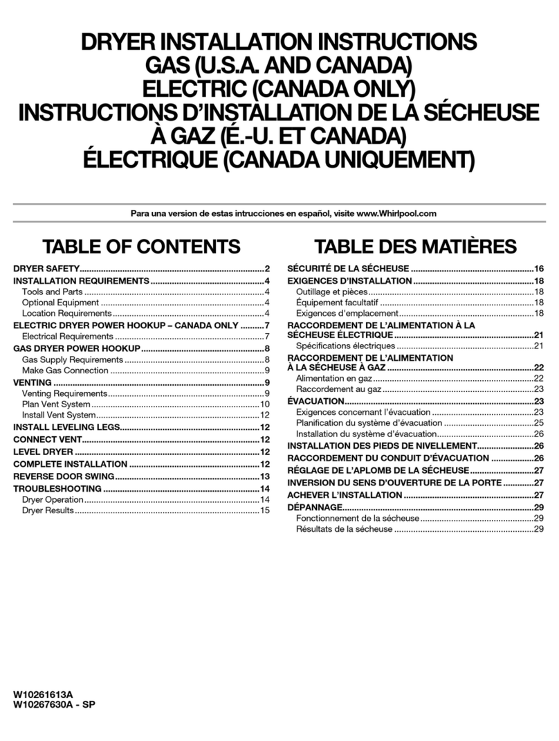 Maytag Epic MGDZ600T User manual