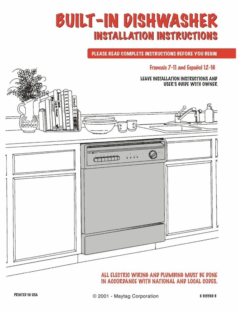 Maytag Jetclean III MDB3700AW install guide
