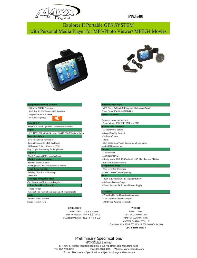 Maxx Digital PN3500 Specifications