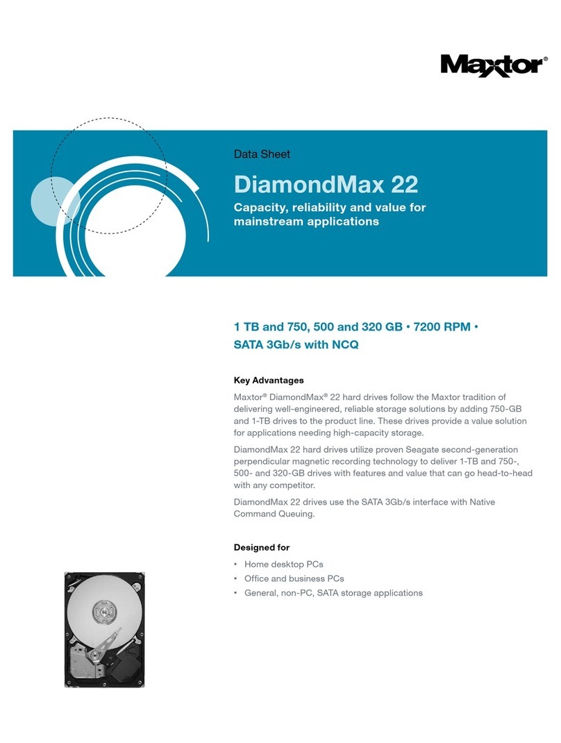 Maxtor DiamondMax 22 User manual