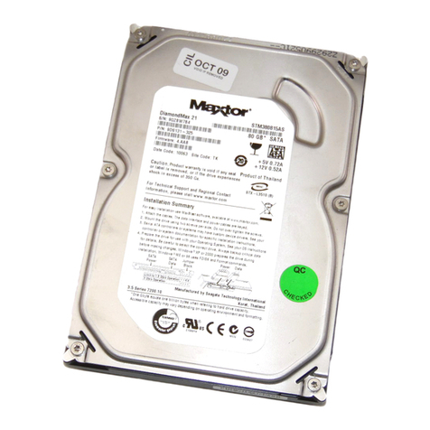 Maxtor DiamondMax 21 User manual