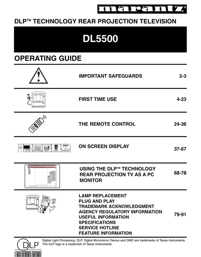 Marantz DL5500 User manual
