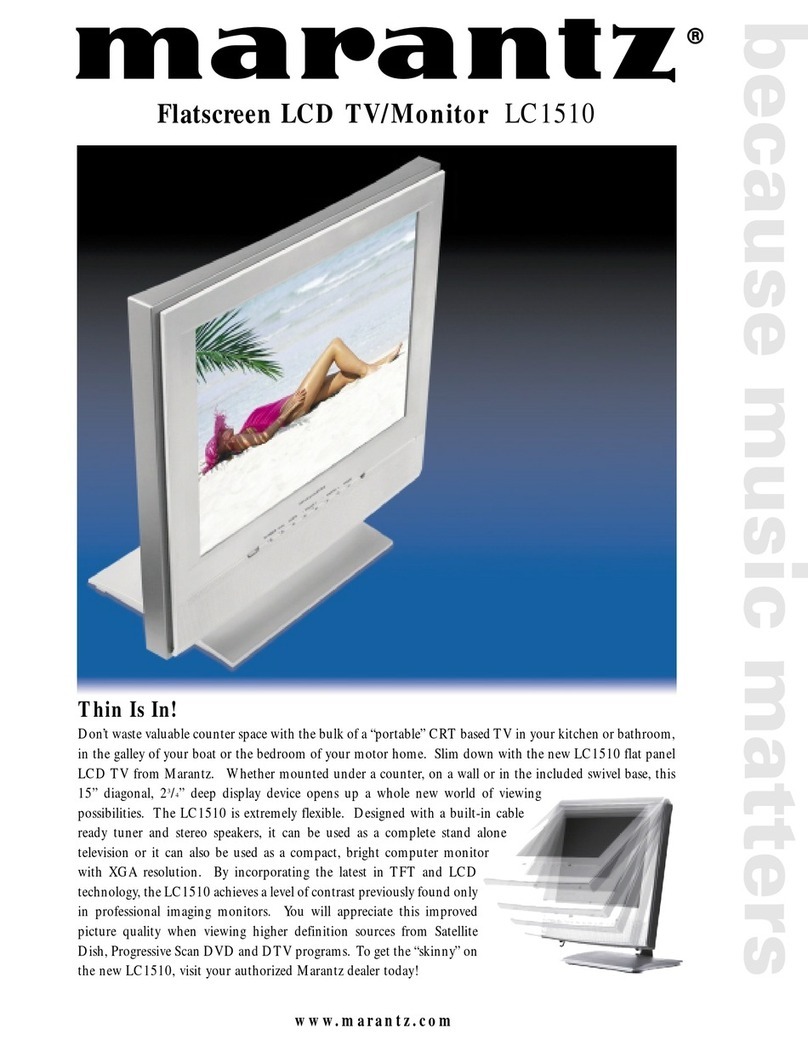 Marantz LC1510 User manual Marantz LC1510 User manual