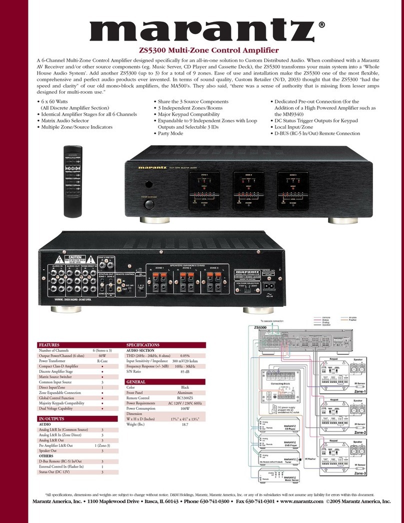 Marantz ZS5300 Specifications