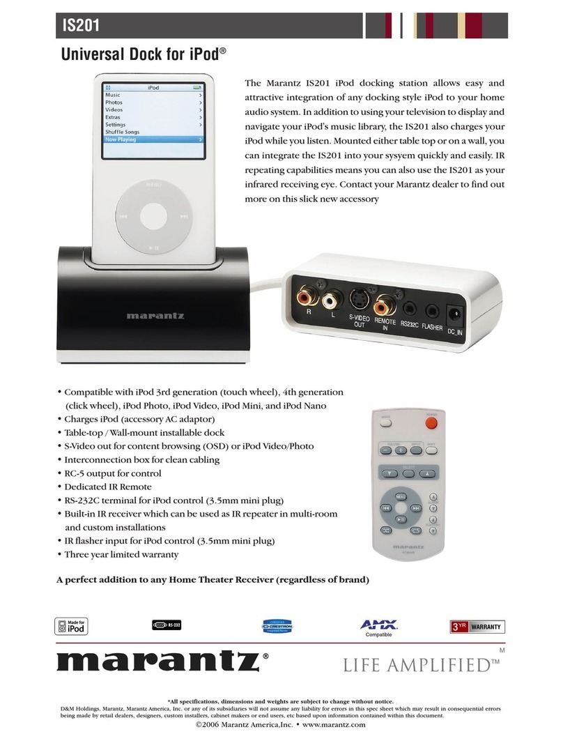 Marantz IS201 Specifications