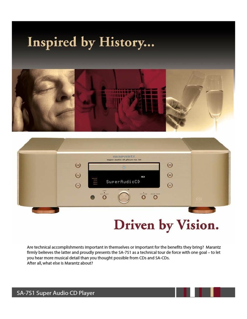 Marantz SA-7S1 User manual