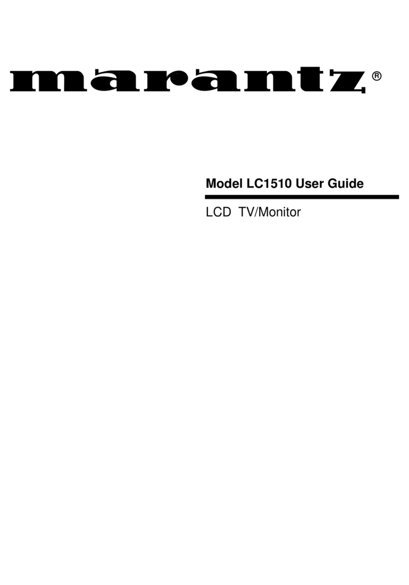 Marantz LC1510 User manual Marantz LC1510 User manual