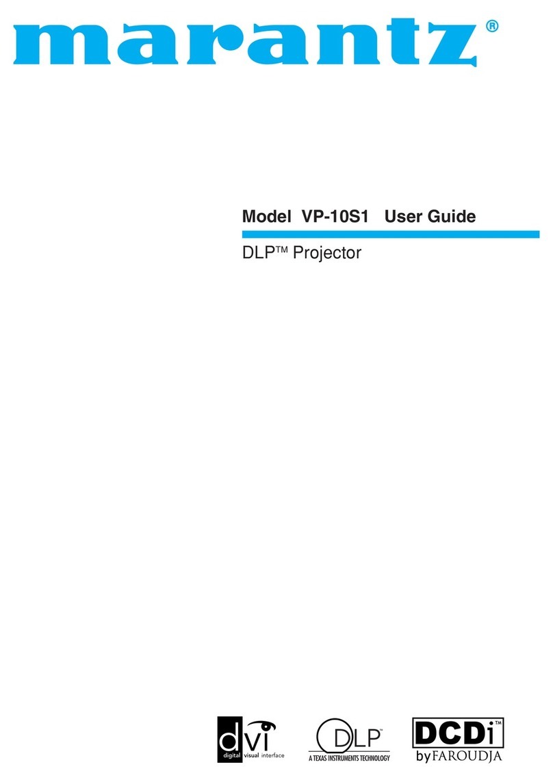 Marantz VP-10S1 User manual