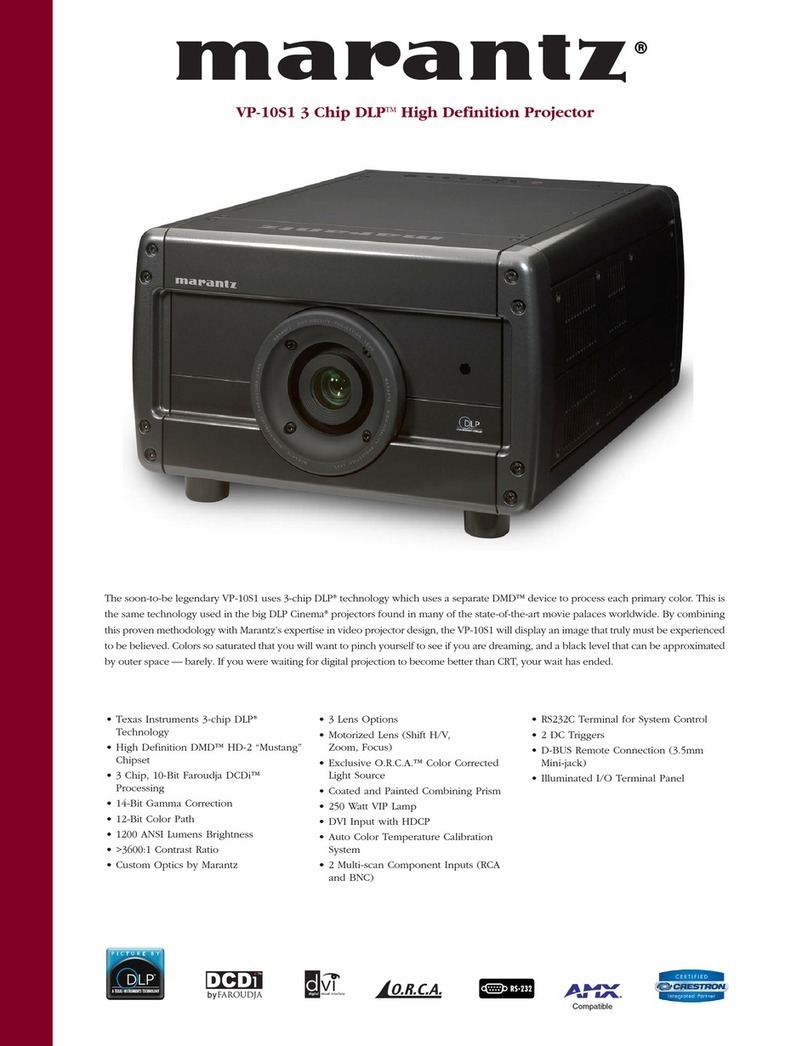 Marantz VP-10S1 Specifications