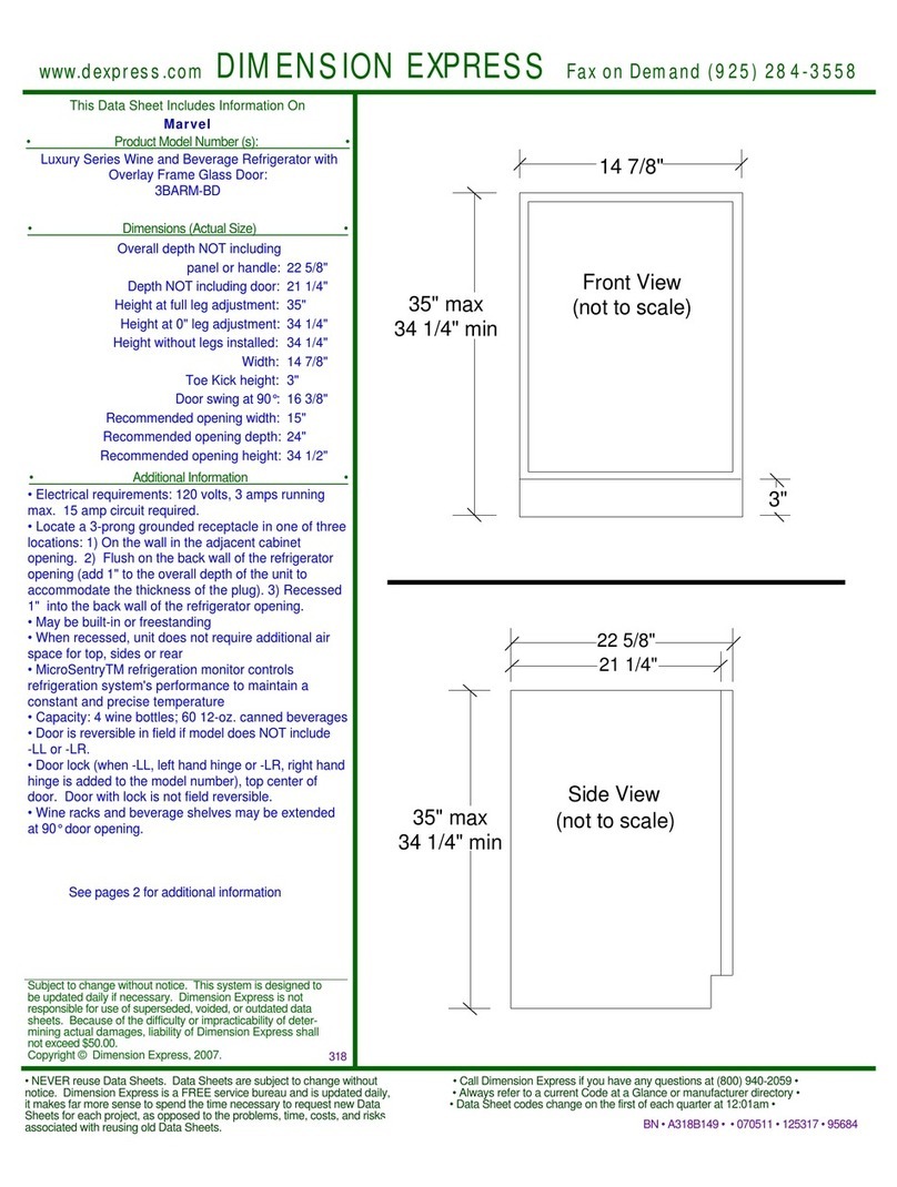 Marvel 3BARM-BD datasheet