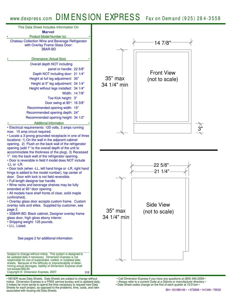 Marvel 3BAR-BD datasheet