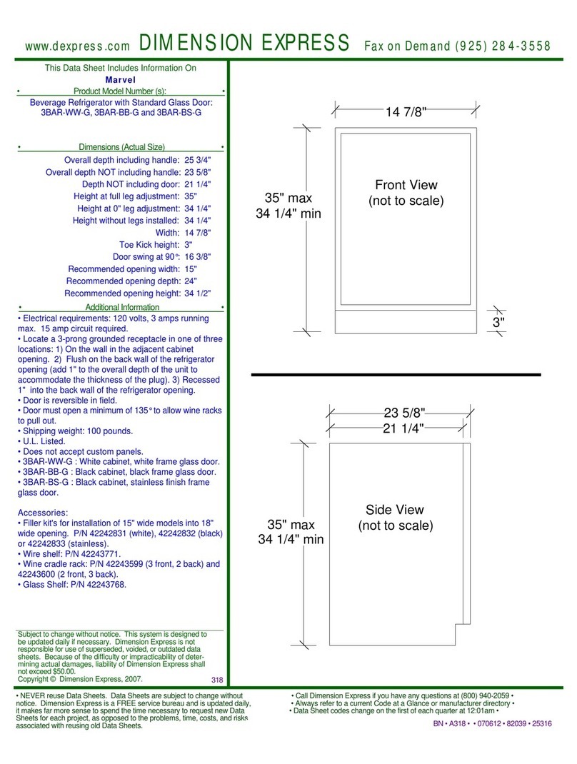 Marvel 3BAR-BB-G datasheet