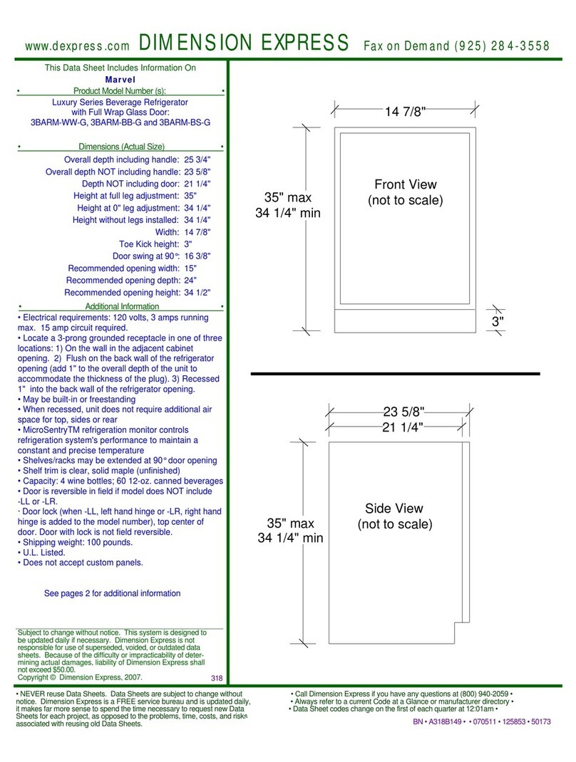 Marvel 3BARM-BB-G datasheet