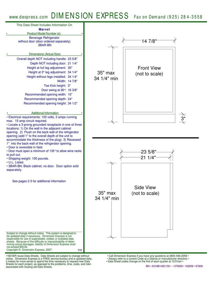Marvel 3BAR-BN datasheet