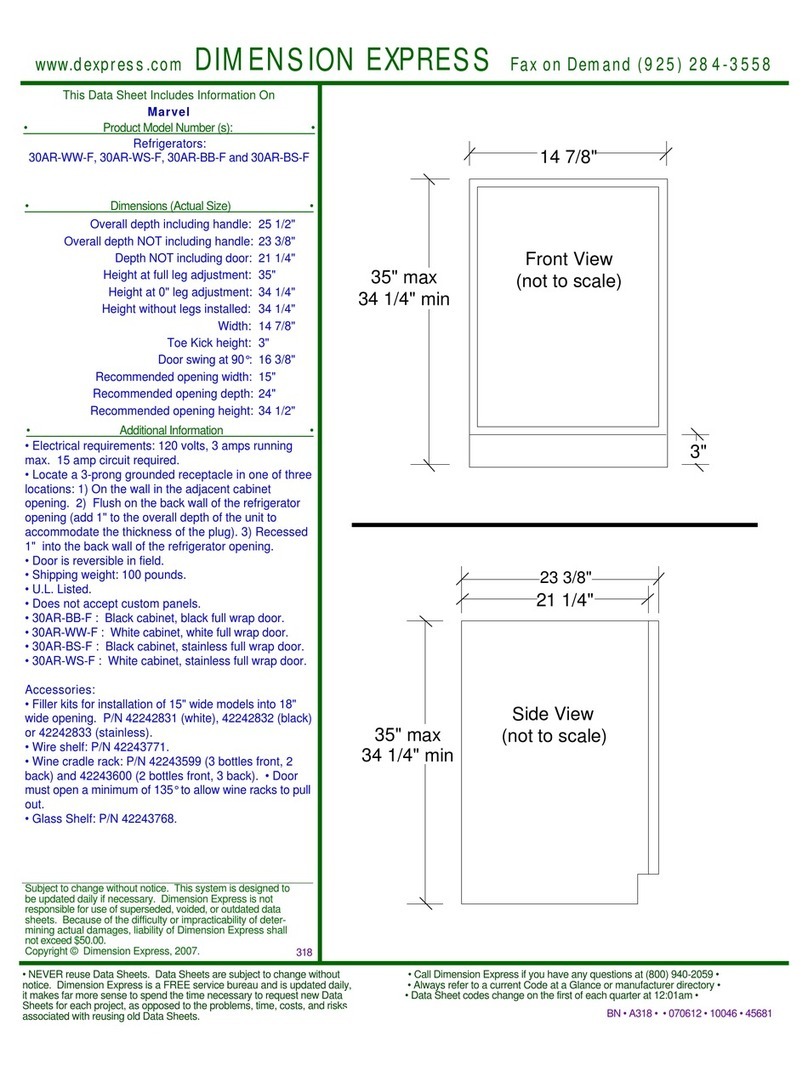 Marvel 30AR-BB-F datasheet