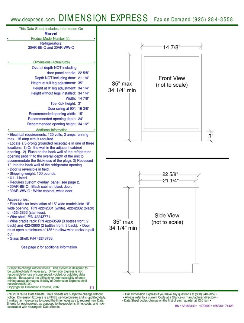 Marvel 30AR-BB-O User manual Marvel 30AR-BB-O User manual