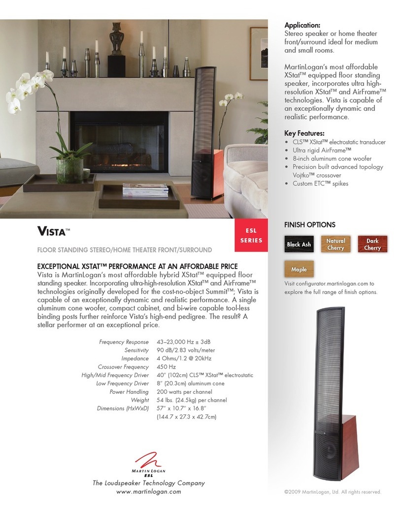 MartinLogan Vista brochure