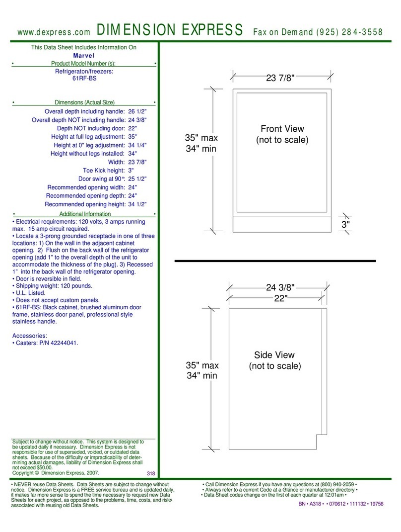 Marvel 61RF-BS datasheet